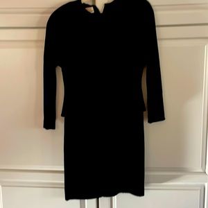 Pretty holiday dress in black velvet